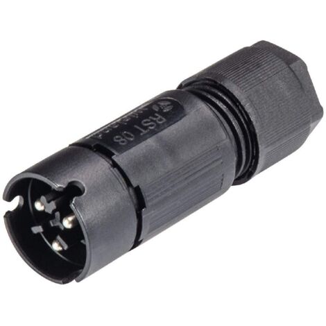 Wieland Micro Steckverbinder RST08i3 S S1 ZR1 H SW 3-polig Steckerteil Kodierung schwarz Gehäuse schwarz