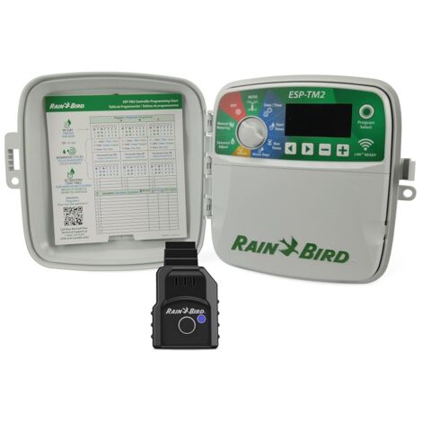 Wifi-Bewässerungsprogrammierer Rain Bird ESP-TM2 12 Außenzonen + LNK