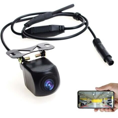 WiFi caméra de recul caméra de recul Vue arrière 12V Mini Corps étanche tachygraphe pour iPhone et Android