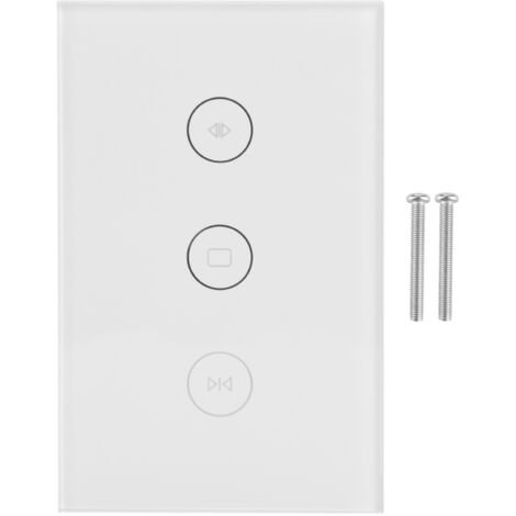 WiFi Curtain Switch Smart Touch Switch Wireless Remote Control Window Switch US 100‑240V