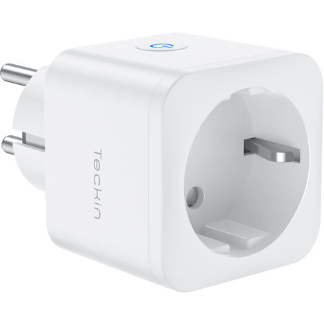 WiFi Enchufe Inteligente 16A 3680W Mini Smart Plug Funciona con Siri Amazon Alexa Echo, Google Home, Control remoto con temporizador, 4 paquetes,Teckin SP21-4