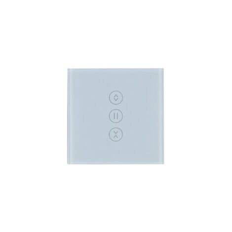 WiFi Interrupteur Volet Roulant Interrupteur Mural de Rideau Compatible avec Alexa et Google Home【Besoin d'une Ligne Neutre】