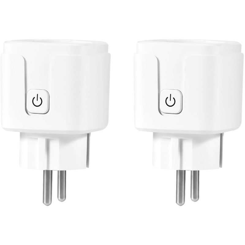 

WiFi Plug Smart Plug, Toma de control inalambrico, 2 piezas