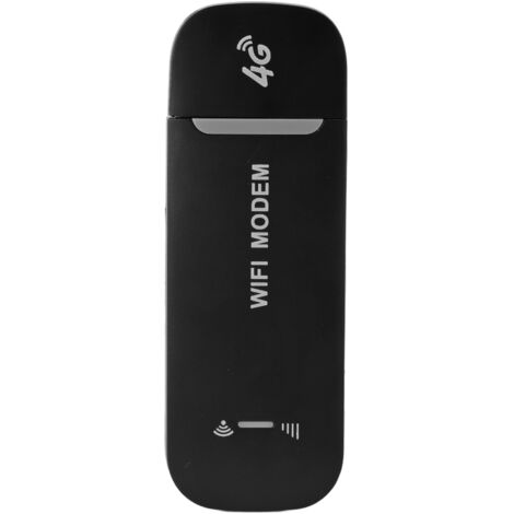 WiFi portable USB 4G, plug and play, Internet haute vitesse, partage multi-utilisateurs, avec carte SIM standard insérée, point d'accès portable de voyage, noir