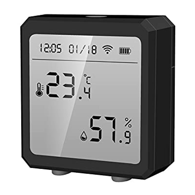 Smart Wifi Temperature And Humidity Sensor Digital Indoor Humidity