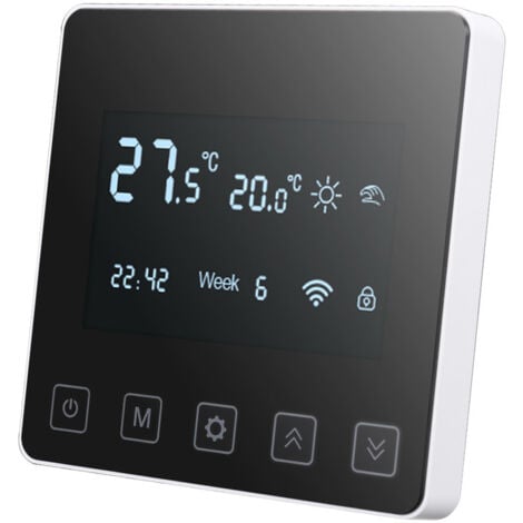 SWAREY WiFi Smart Thermostat Kesselthermostate Thermostat Raumthermostat Programmierleistung mit LCD and App Control