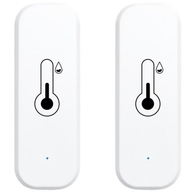 WiFi Thermometer Hygrometer (Set of 2) - Wireless Sensors Smartphone Alarms for Remote Monitoring