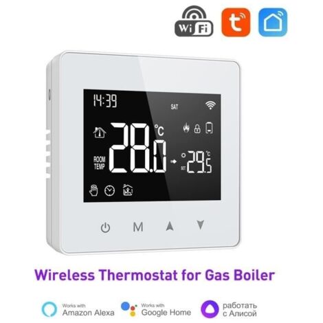 WiFi – thermostat chaudiere gaz intelligente WiFi Thermostat sans fil régulateur de température à faible puissance Alice Google