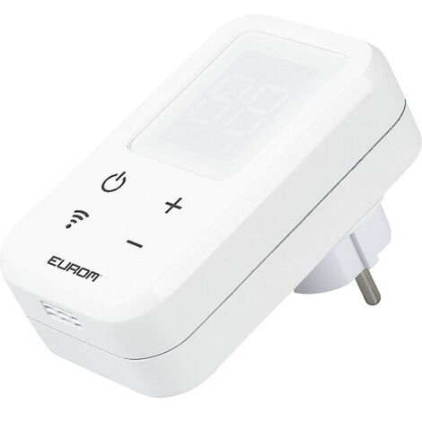 Wifi-Thermostat - mit Schukostecker - misst die Raumtemperatur