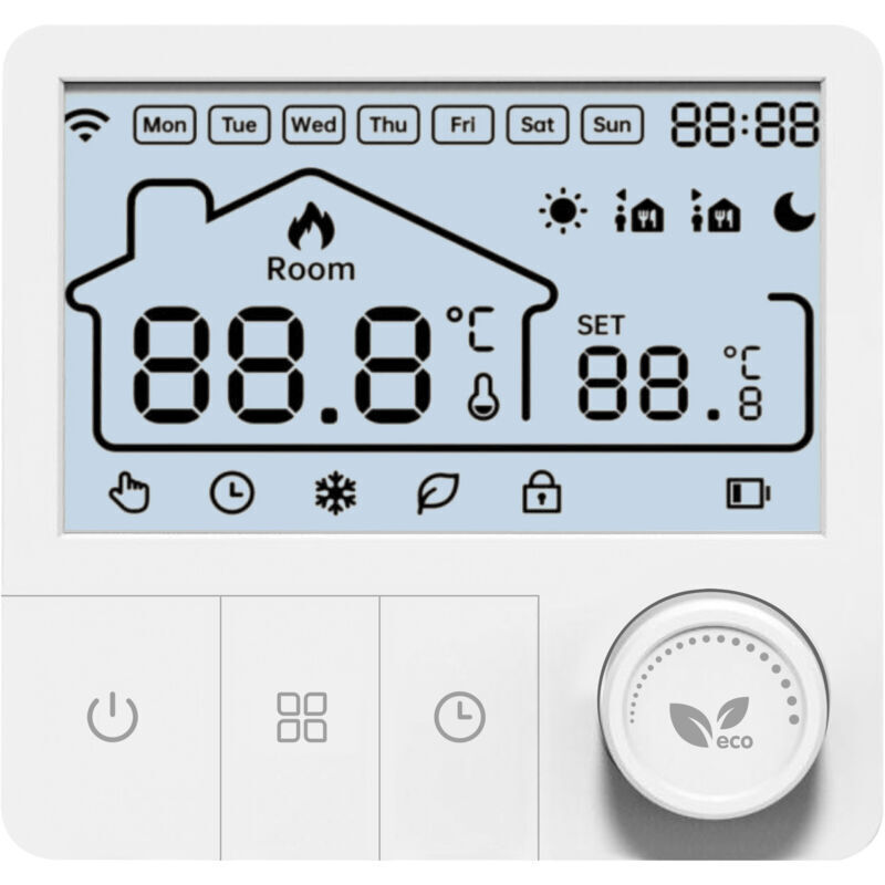 Image of WiFi thermostat with remote control via&hellip;