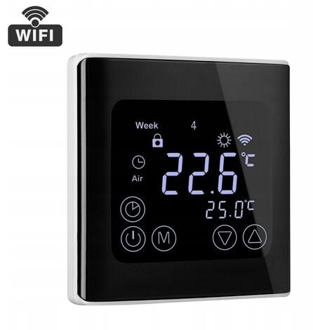 WIFI tuya Thermostat de chaudière à gaz numérique 3A Régulateur de température ambiante programmable hebdomadaire