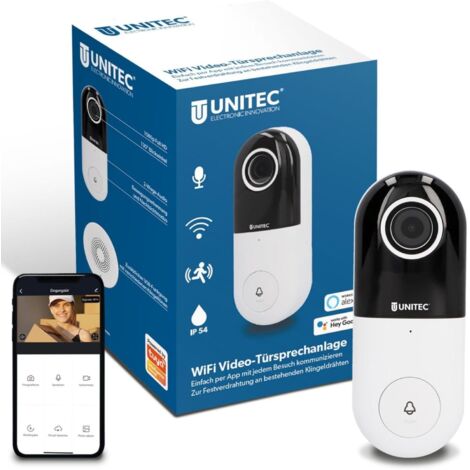 WIFI Video-Türsprechanlage + Gong Set