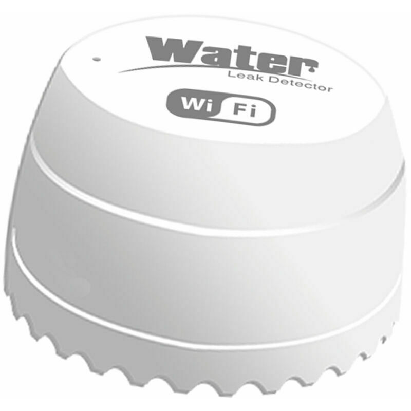 Wifi Water Leak Sensor Water Leak Intrusion Detector Water Level Alert Overflow Alarm Tuya Smart Life App Remote Control for Home Security,
