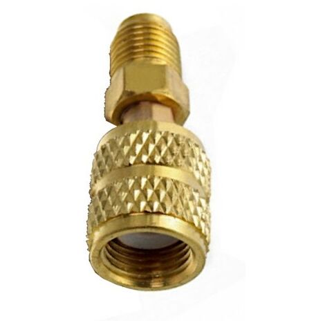 Wigam - raccordo girevole 5/16" maschio (gas r410) - 1/4" femmina (gas r407/22) per condizionamento
