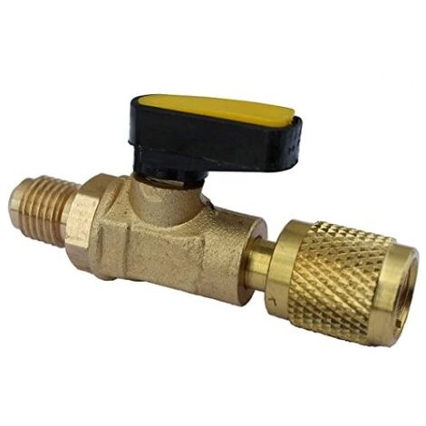 Wigam - rubinetto 5/16" sx femmina - 5/16" maschio (gas r410) per condizionamento