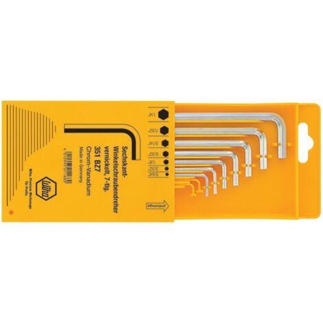 Wiha 1168 Jeu de clés six pans dans boite coulissante