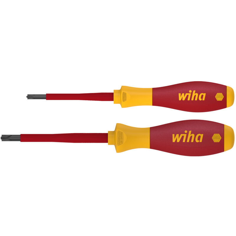 

Wiha 32281-Juego De Destornilladores Sb 327-S2 Softfinish Electric Ref. Sb327S2, Color:, 2-Tlg. Plusminus/Phillips, In Blister,