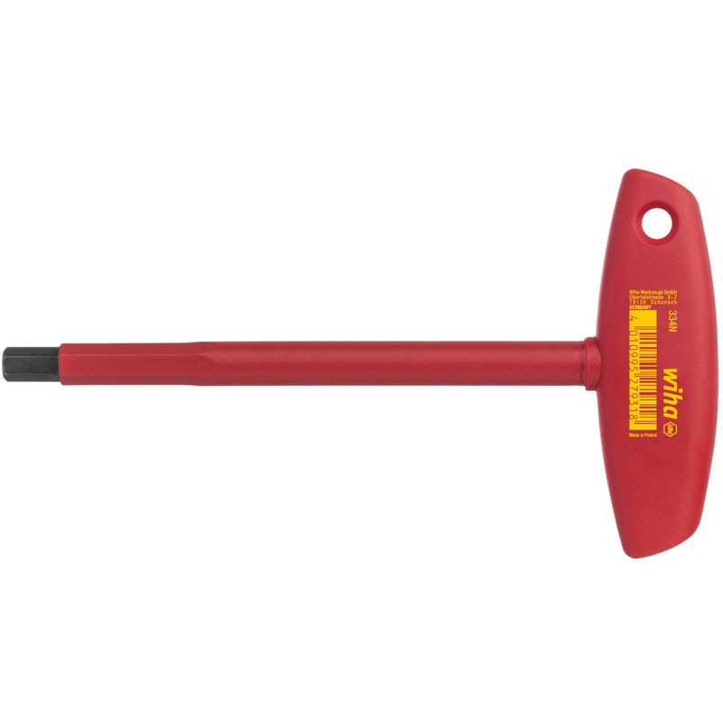 Wiha - Clé mâle avec manche en t electric Six pans 5.0 mm (27929)