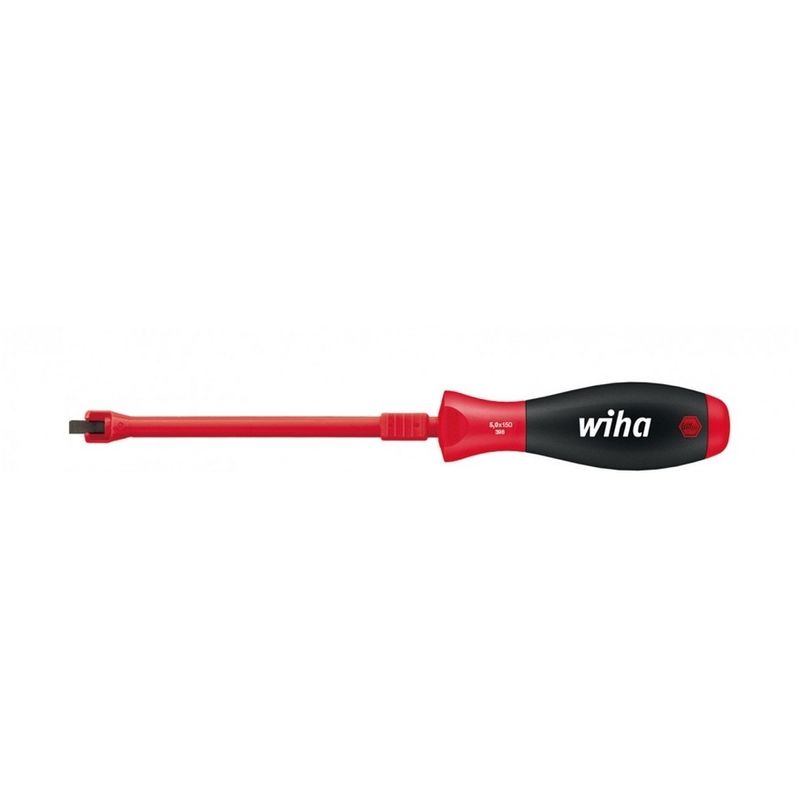 

Wiha 398030100 Destornillador SoftFinish plano con función de sujeción 3 x 100 mm