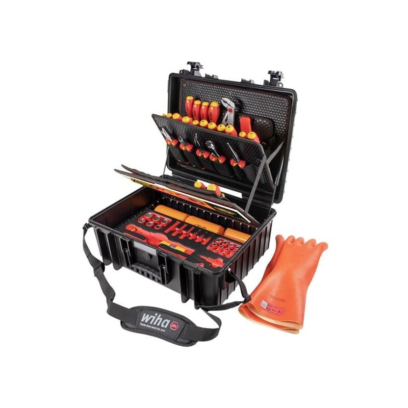 44198 xl eMobility Tool Case Set, 77 Piece (inc. Case) WHA44198 - Wiha