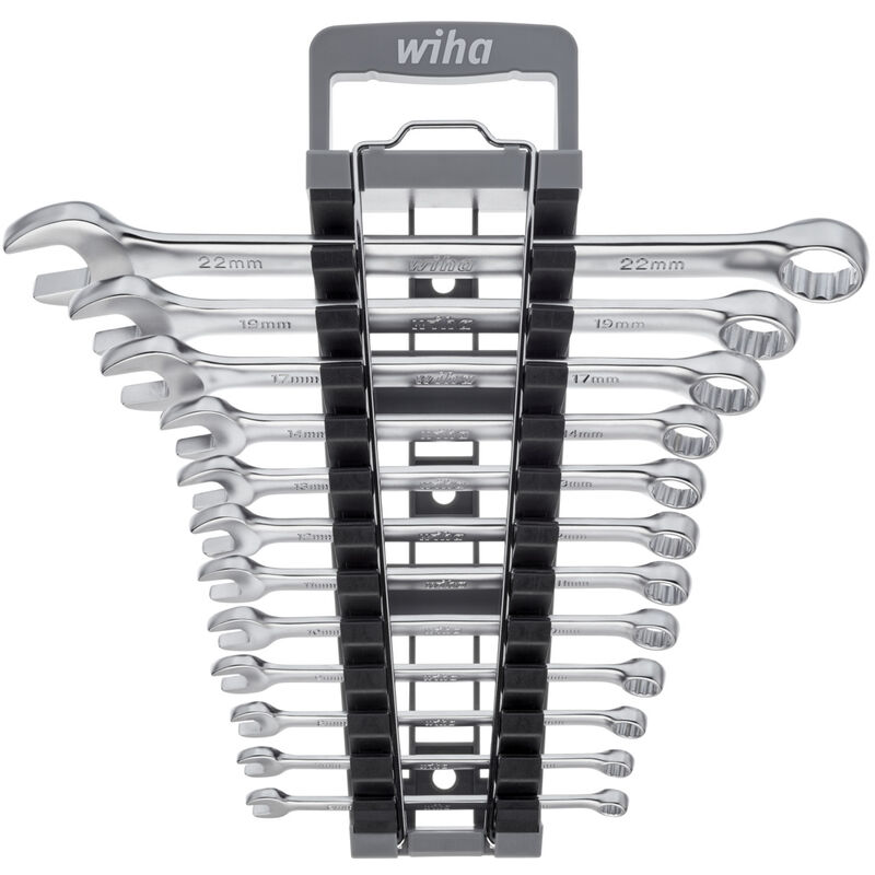 Set chiavi fisse ad anello 13 pz. con supporto