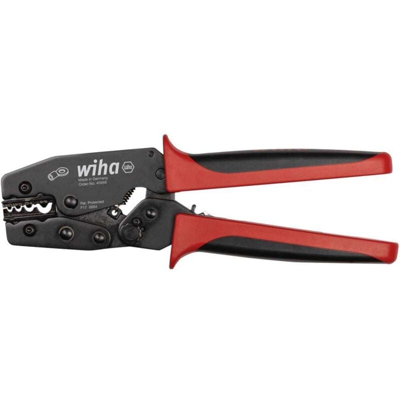 Wiha - 45959 Pince à sertir pour cosses non-isolées 0.1 à 16 mm²