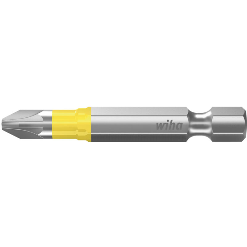 Wiha - Jeu d'embouts y 50 mm Pozidriv (PZ2) 5 pcs 1/4' E6,3 dans un coffret (41628)
