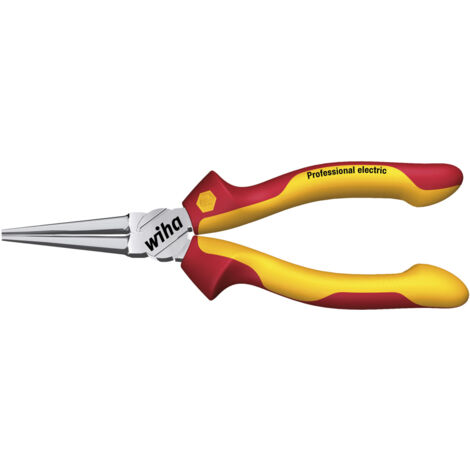 Wiha Alicates de puntas redondas Professional electric 160 mm, 6 1/2" (26735)