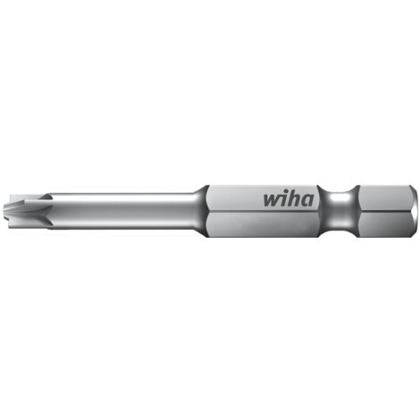 TOOLLAND Wiha Bit Professional 50 mm PlusMinus/Pozidriv de 1/4" E6,3 SL/PZ1 (32494)