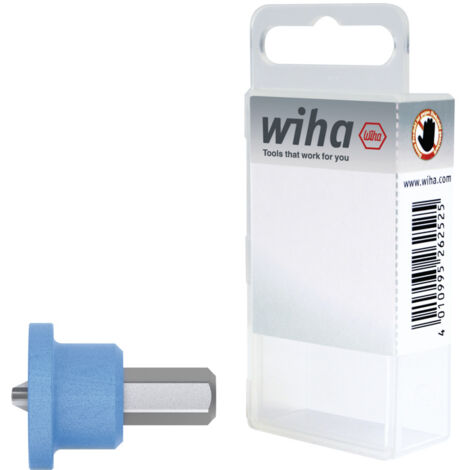 Wiha Bit Set DryWall Stop 25 mm Phillips 2 pcs 1/4" C6,3 dans un coffret (27077)