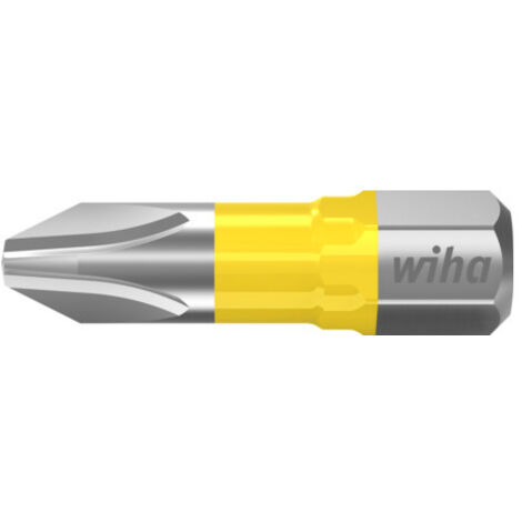 Wiha Bit Set Y-Bit 25 mm Phillips (PH2) 5-tlg. 1/4" C6,3 in Box (41586)