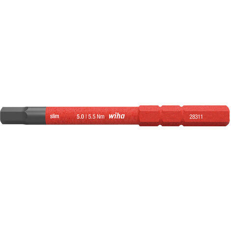 Wiha Bit slimBit electric hexagonal 5.0 mm x 75 mm (37226)