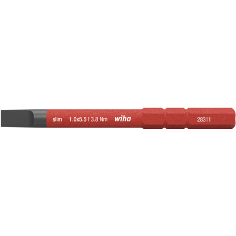Wiha Bit slimBit electric Ranurado 5.5 mm x 75 mm (34581)