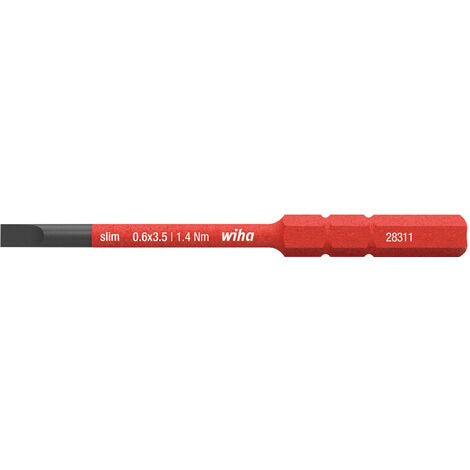 Wiha Bit slimBit electric Schlitz 3,5 mm x 75 mm (41159)