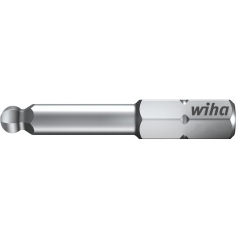 Wiha Bit Standard con cabeza esférica hexagonal de 1/4" C6,3 3.0 mm (01737)