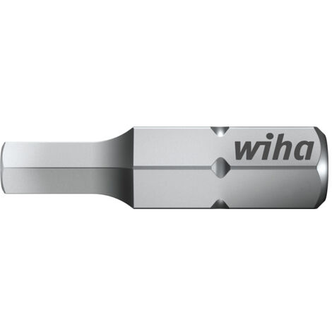 Wiha Bit Standard de 25 mm hexagonal de 1/4" C6,3 5.0 mm (01707)