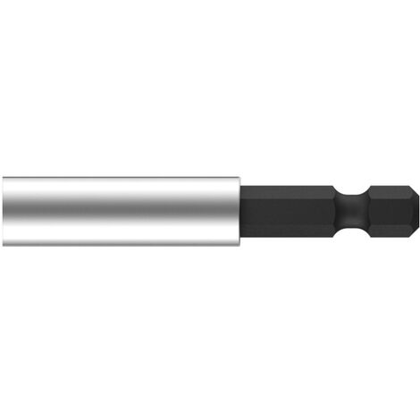 Wiha Bithalter magnetisch, Universalhalter 58 mm, extra starke magnetische Bit Halterung 1/4" für Akkuschrauber
