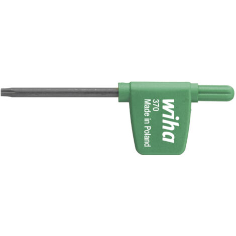 Wiha Clé mâle avec manche drapeau TORX® oxydé noir T5 (03724)