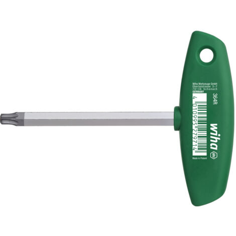 Wiha Clé mâle avec manche en T TORX® MagicSpring® chromée mate T25 (27968)