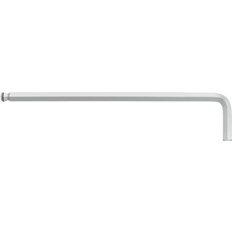 Wiha Clé mâle Six pans à tête sphérique MagicRing®, en pouces chromée mate 1/8" (24302)