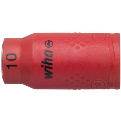 Wiha Douille pour clé à douille isolée Six pans mâle 3/8" 10.0 mm (43066)
