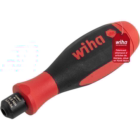 Poignée de tournevis dynamométrique easyTorque, Étendue de l'échelle de mesure : 0,6 N·m