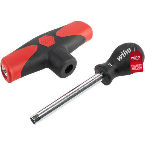 Wiha einstellbarer Drehmoment-Schraubendreher mit Quergriff TorqueVario®-S Tplus 5-14 Nm, hörbares Klicksignal beim erreichen des Drehmomentwerts(29233)