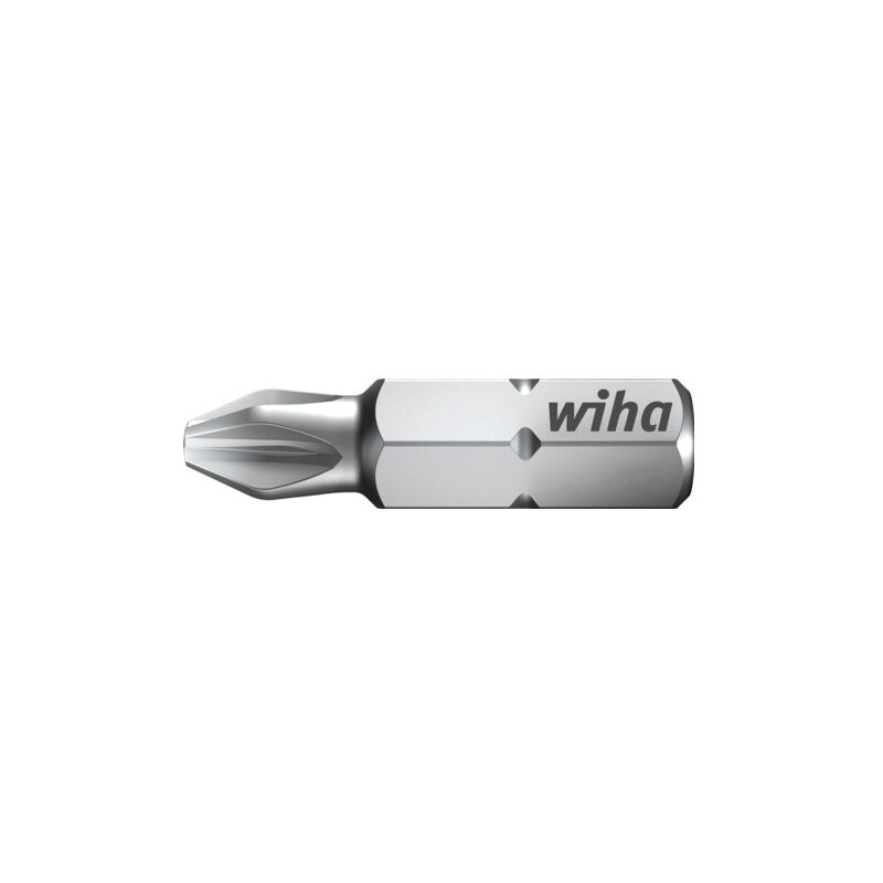 Boites d'embouts Standard 25 mm Pozidriv (PZ3) 10 pcs 1/4' dans un coffret (32071) - Wiha Boites d'embouts Standard 25 mm Pozidriv (PZ3) 10 pcs 1/4' dans un coffret (32071) - Wiha