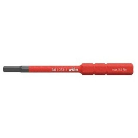 Wiha - embout slimbit electric - six pans 3 0 x 75 - 2831-18