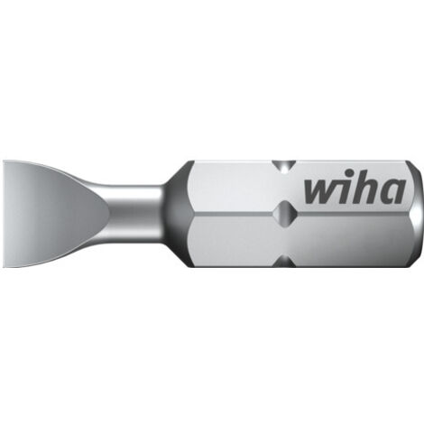 Wiha Embout Standard 25 mm Fente 1/4" C6,3 5.5 mm (01624)