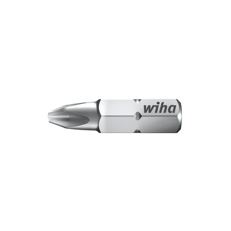 Wiha - Embout Standard 25 mm Phillips 1/4' C6,3 PH2 (01658)