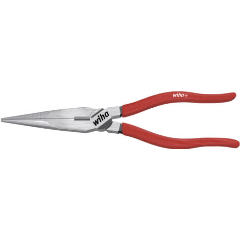 Wiha Flachrundzange Classic mit Schneide gerade Form 160 mm, 6 1/2" (27340)