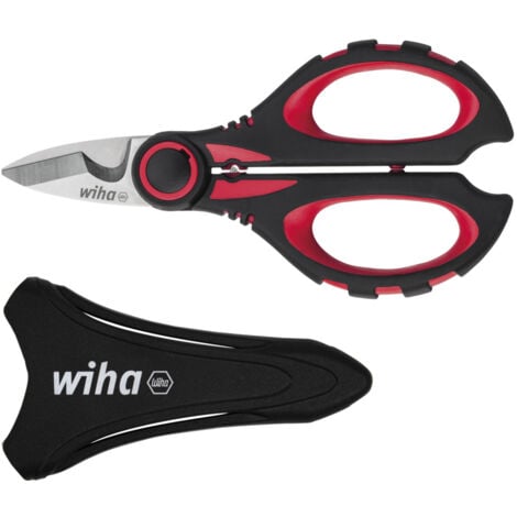 Wiha Forbici da elettricista con funzione di crimpatura 160 mm (41923)