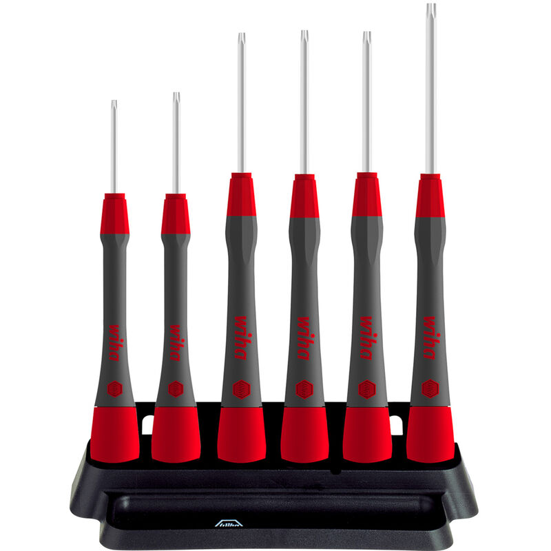 Wiha - Set di giravite di precisione PicoFinish® torx® 7 pz. con supporto (42997)